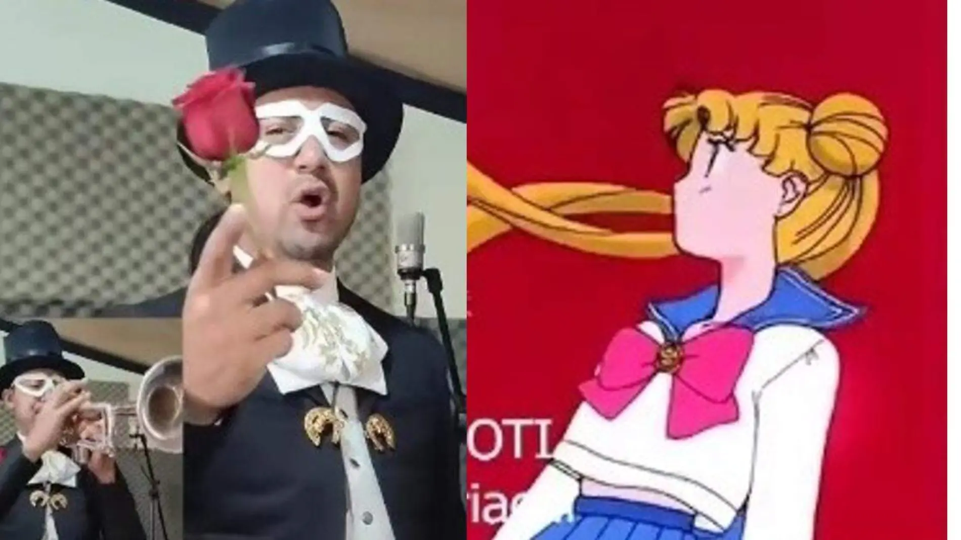 Sailor Moon viral con mariachi